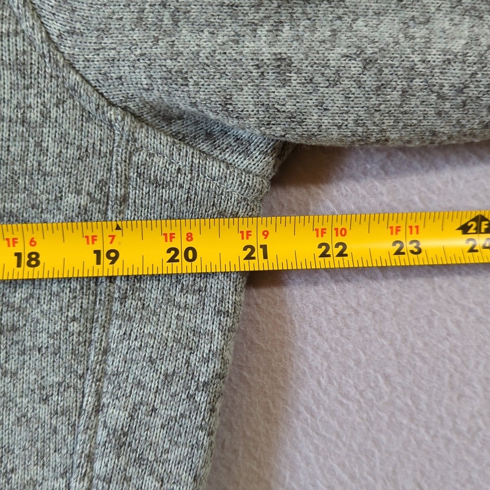 The North Face Crescent Full Zip Fleece Jacket Womens Large Heather Green - Picture 7 of 8